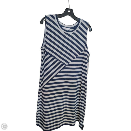 Dress Casual Short By Liz Claiborne In Blue & White, Size: L