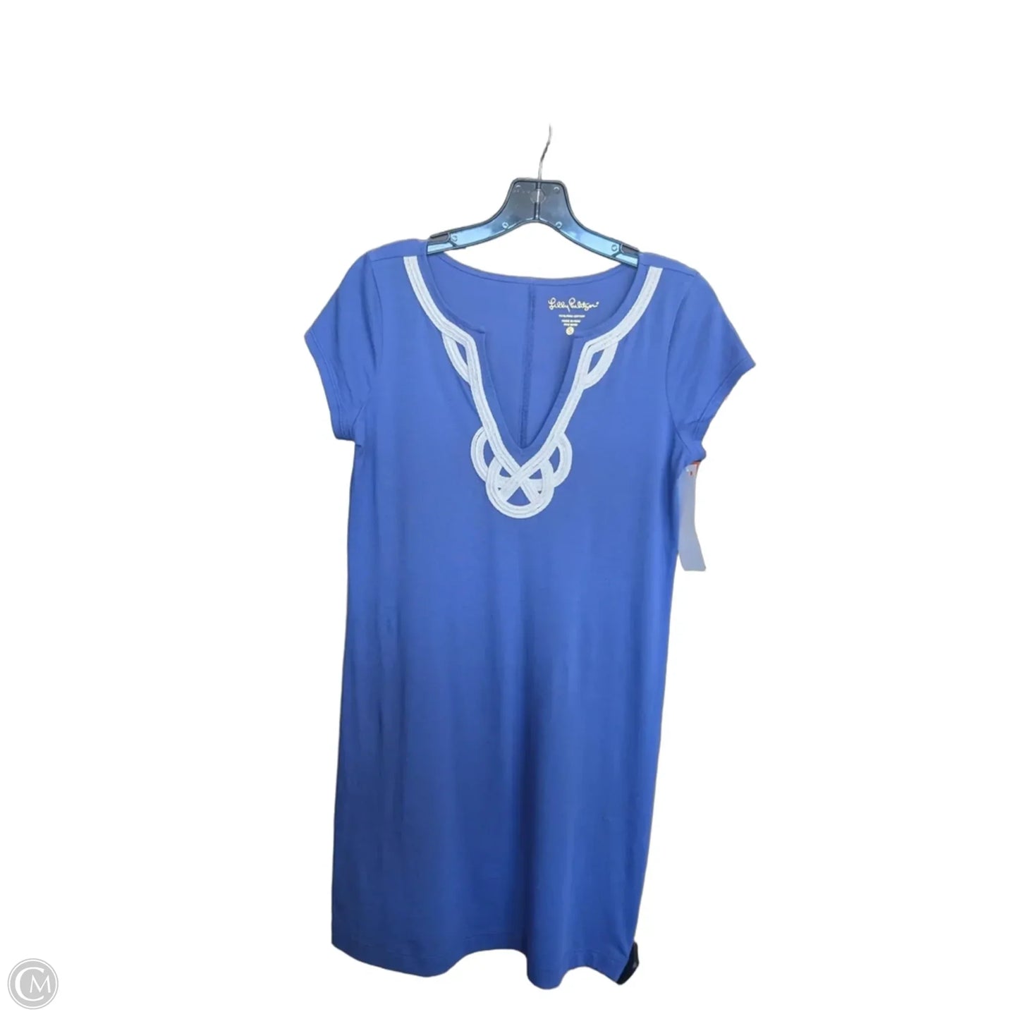Dress Designer By Lilly Pulitzer In Blue & White, Size: S
