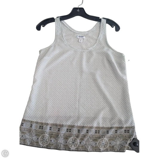 Top Sleeveless By Old Navy In Blue & Brown, Size: Xs