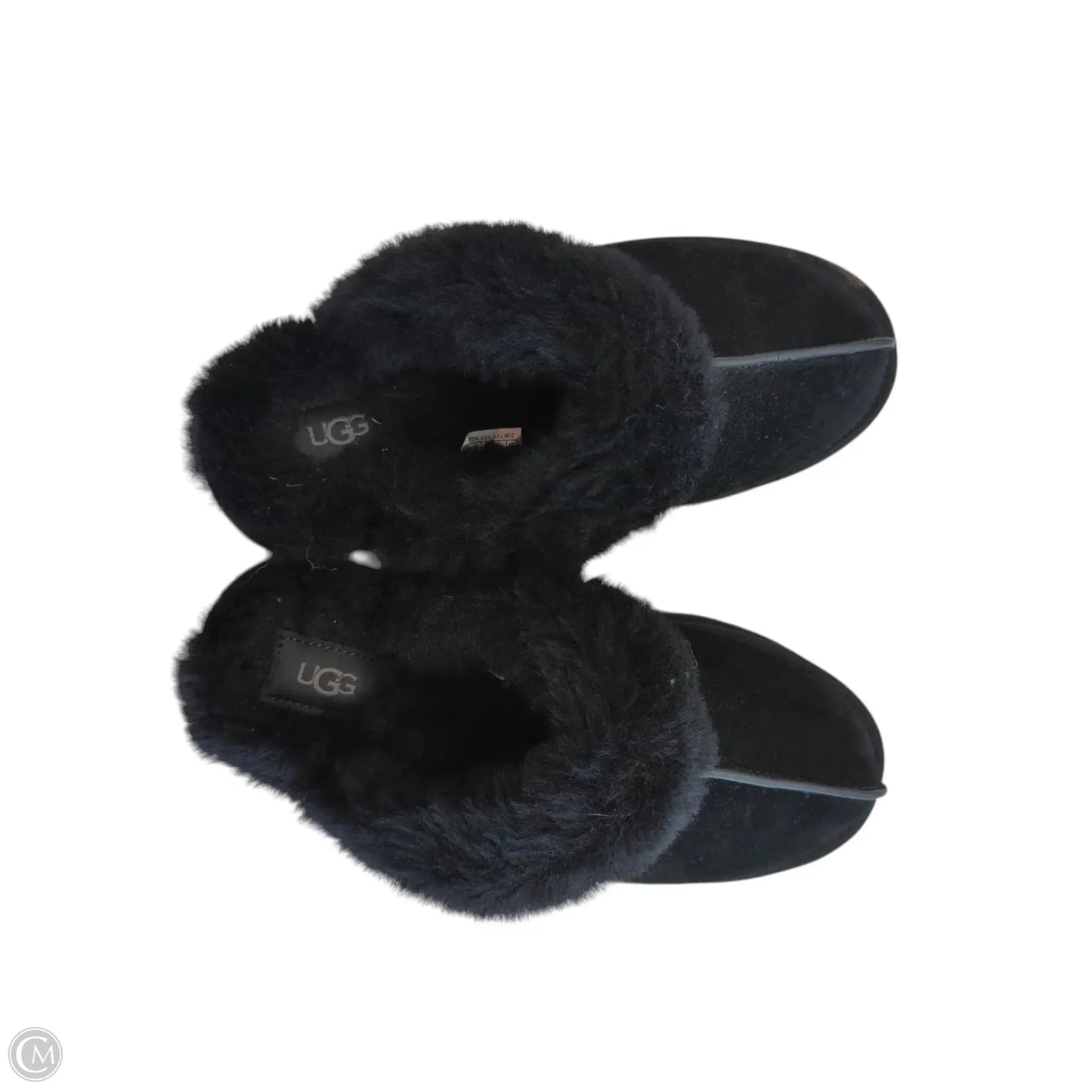 Slippers Designer By Ugg In Black, Size: 9