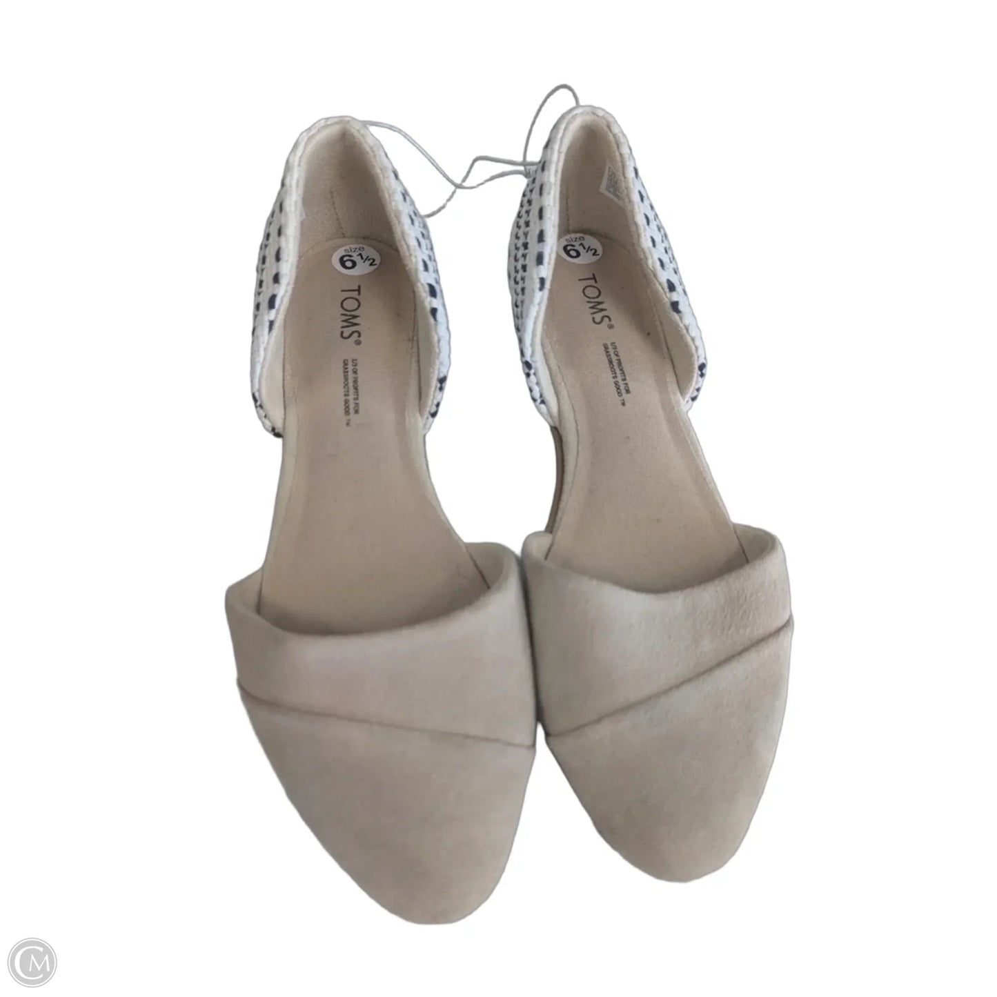 Shoes Flats By Toms In Tan, Size: 6.5
