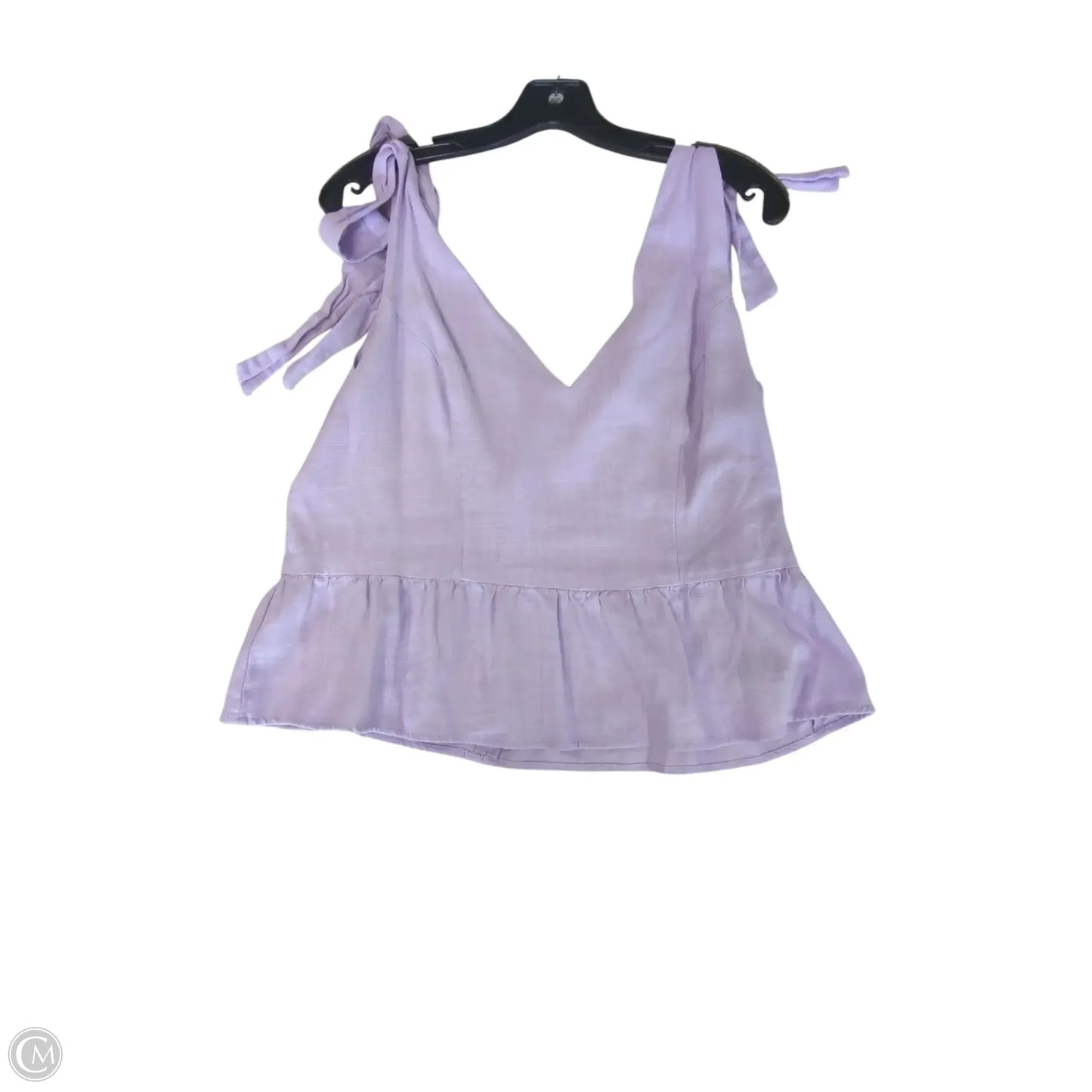 Top Sleeveless By Express In Purple, Size: L
