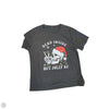 Top Short Sleeve Basic By Clothes Mentor In Grey, Size: L