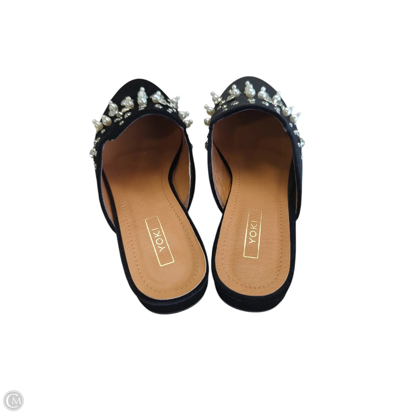 Shoes Flats By Yoki In Black, Size: 9