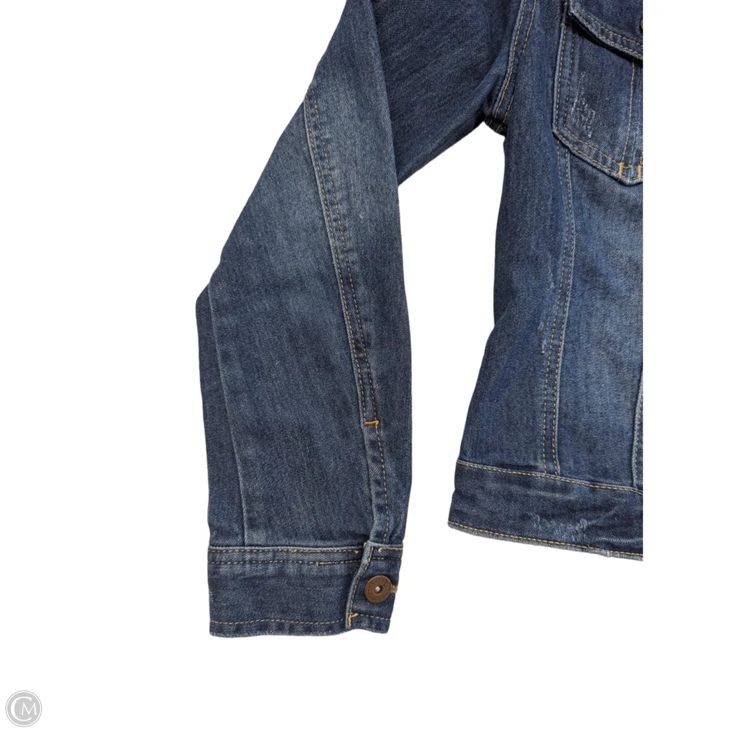 Jacket Denim By Supplies In Blue Denim, Size: Xs
