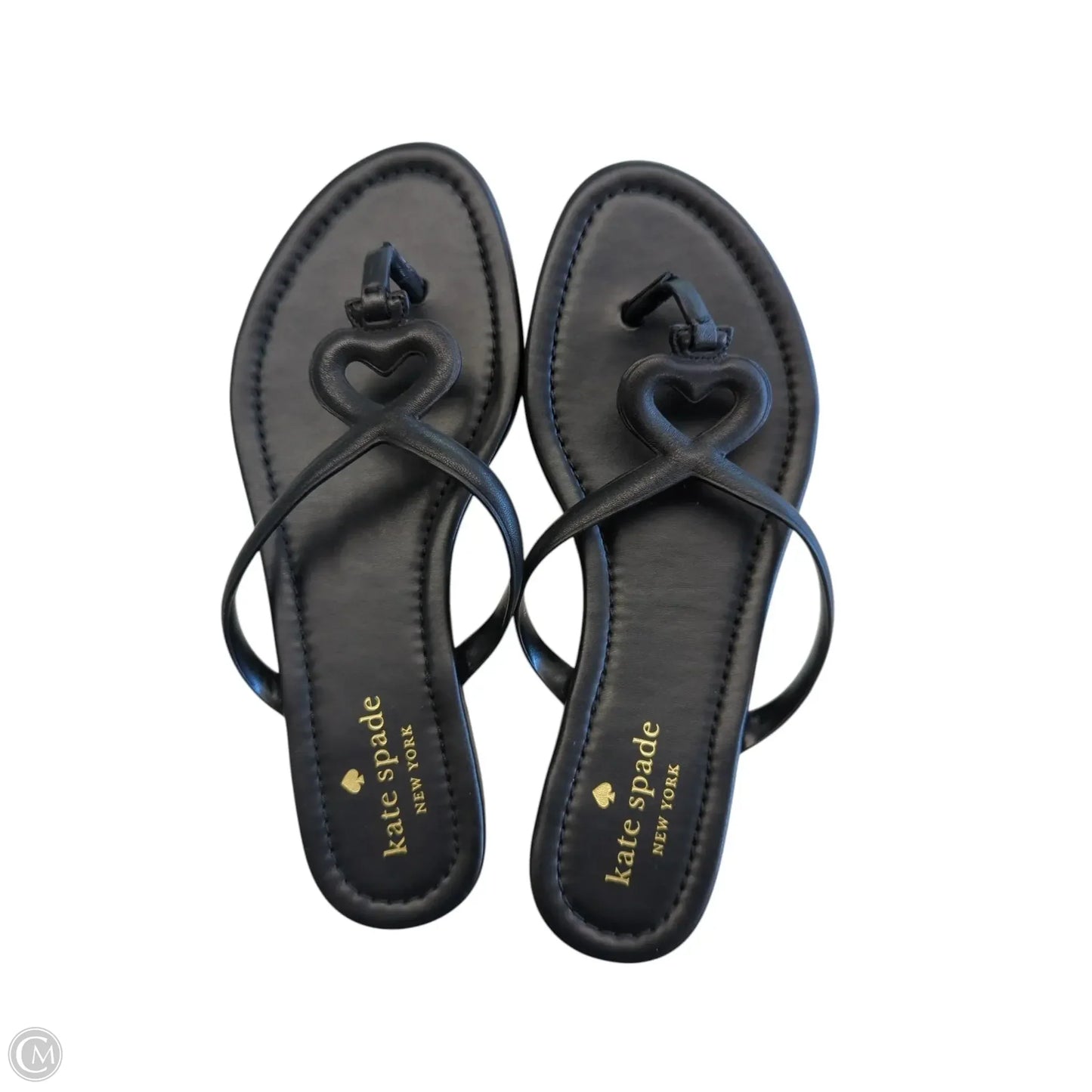 Sandals Designer By Kate Spade In Black, Size: 7