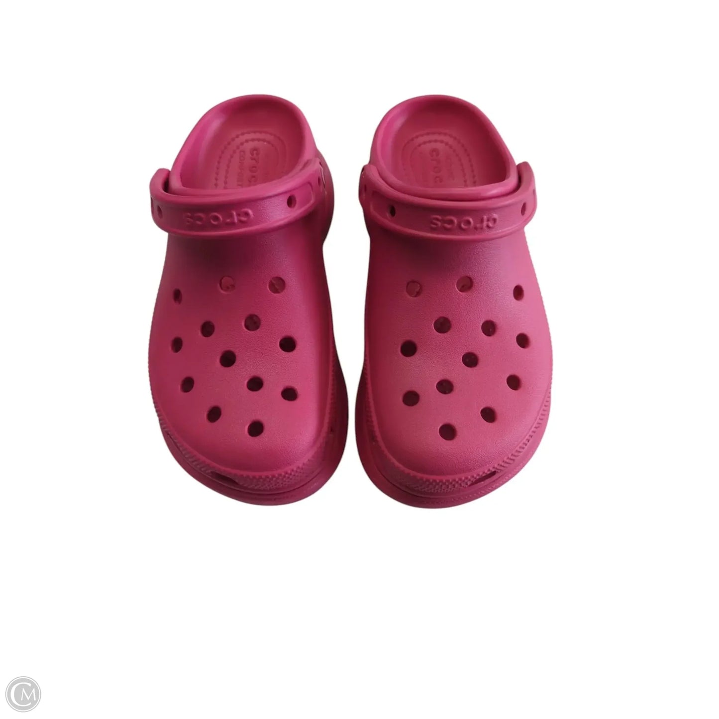 Shoes Flats By Crocs In Pink, Size: 8