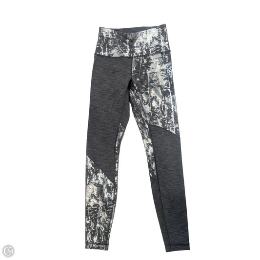 Athletic Leggings By Lululemon In Silver, Size: 4