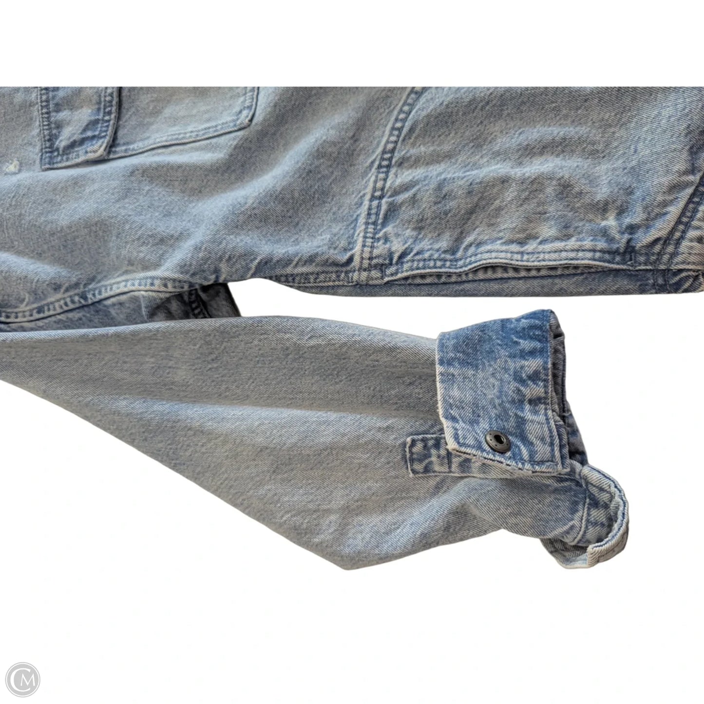 Jacket Denim By Aerie In Blue Denim, Size: L