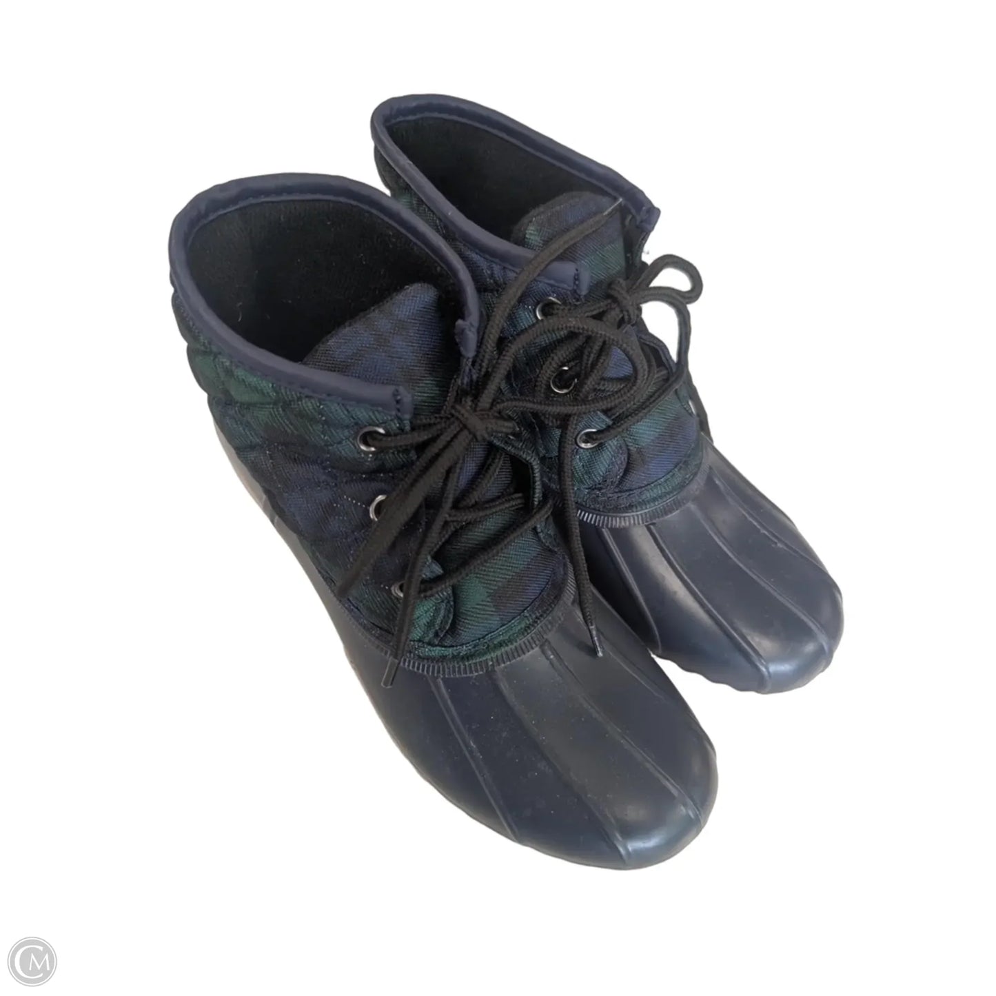 Boots Rain By St Johns Bay In Blue, Size: 7