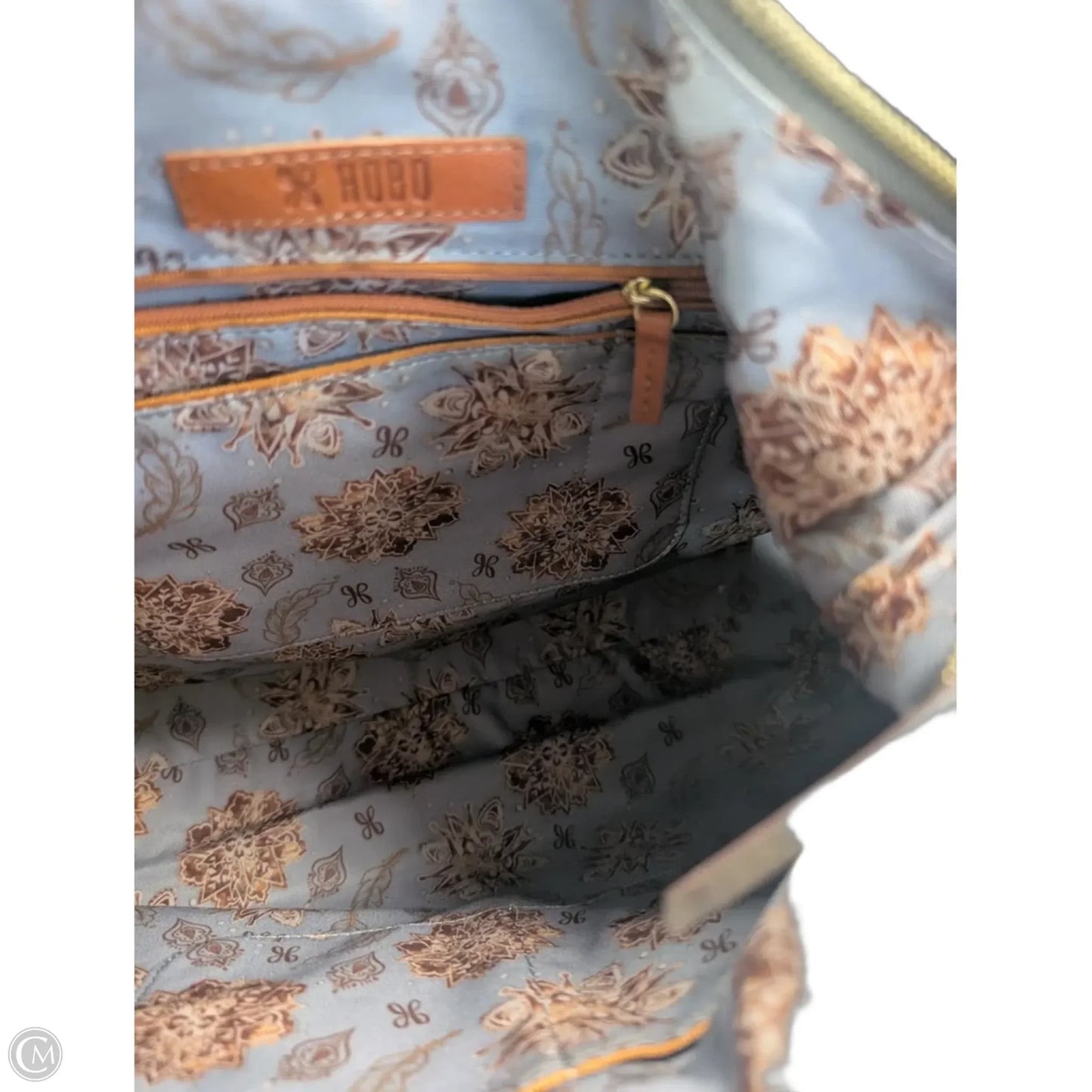 Handbag Leather By Hobo Intl, Size: Large