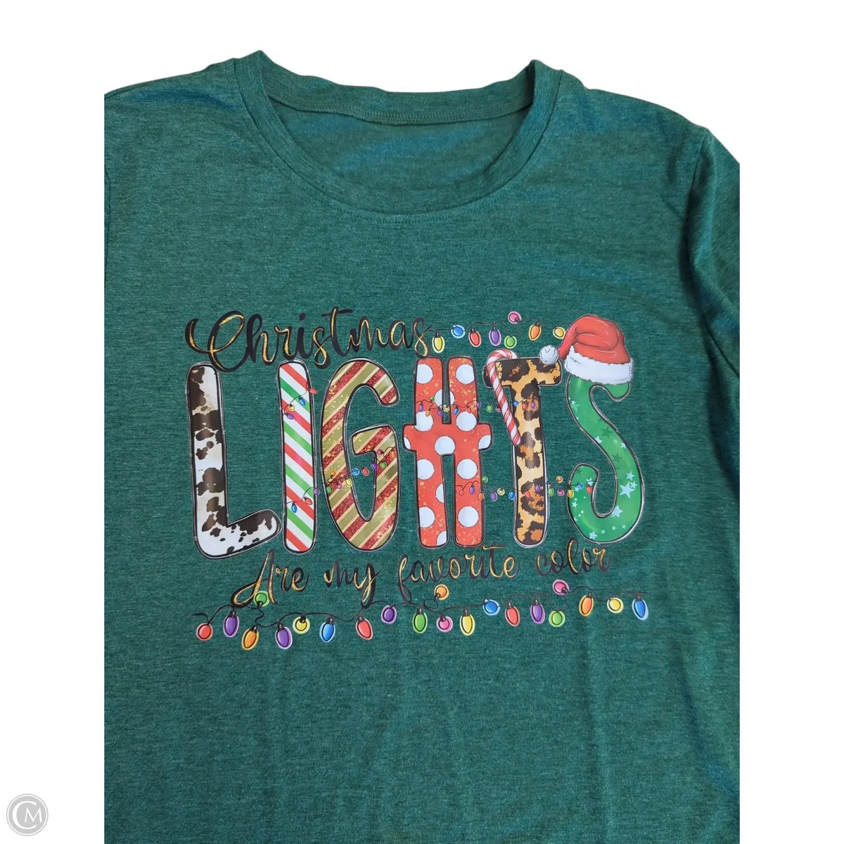 Top Short Sleeve Basic By Clothes Mentor In Green, Size: M