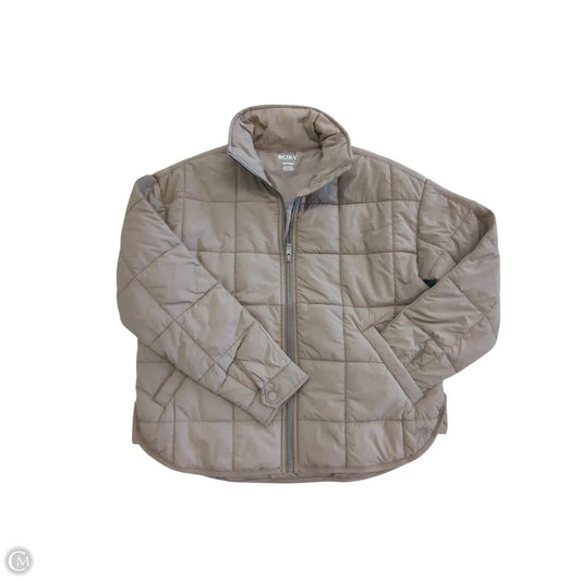 Jacket Puffer & Quilted By Roxy In Brown, Size: Xs