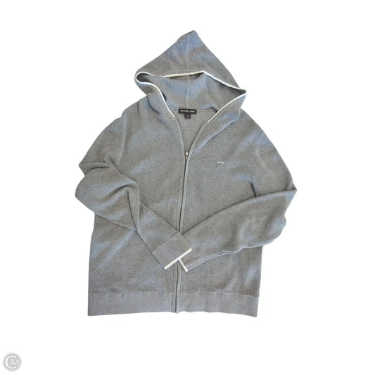 Athletic Jacket By Michael By Michael Kors In Grey, Size: Xl