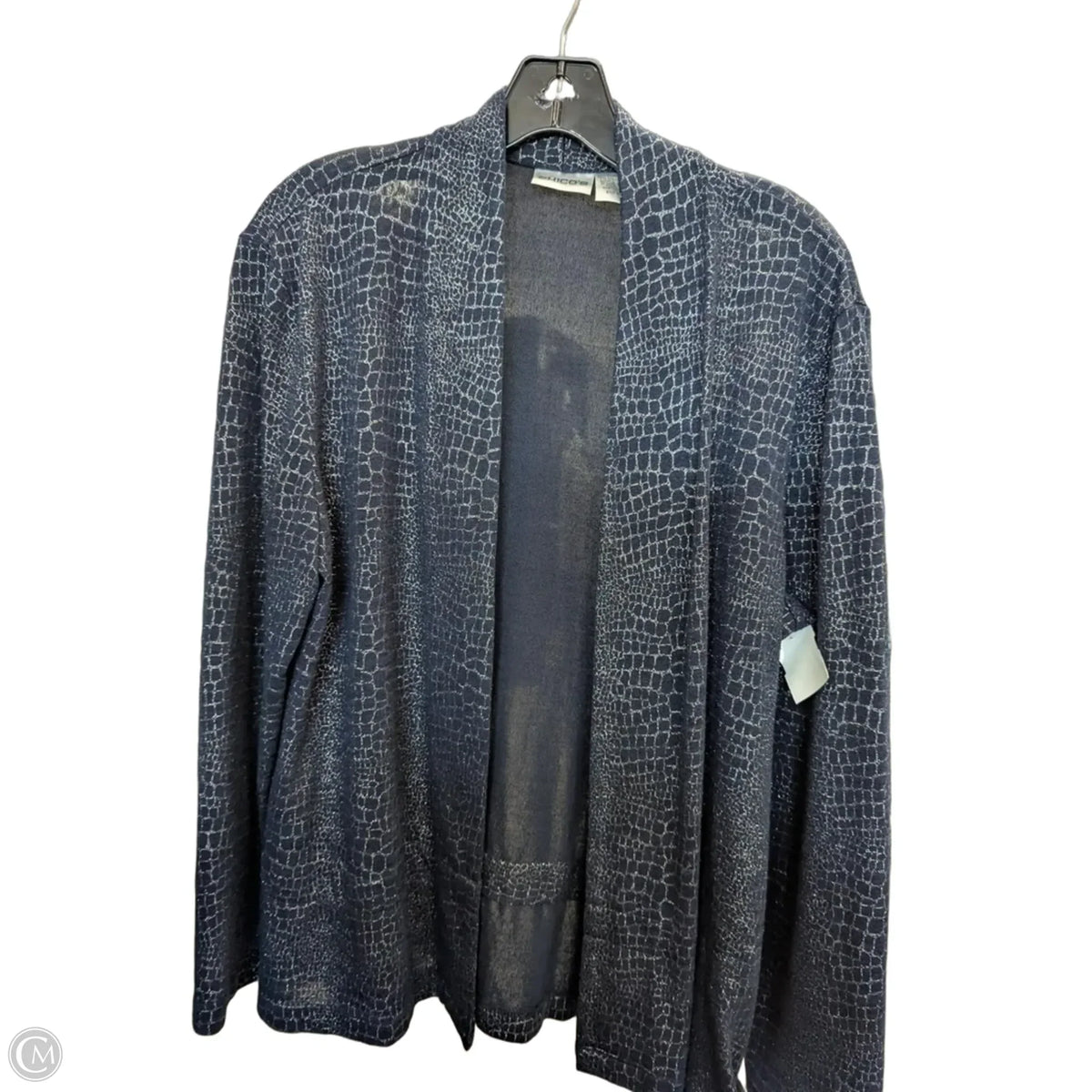 Cardigan By Chicos In Navy, Size: L