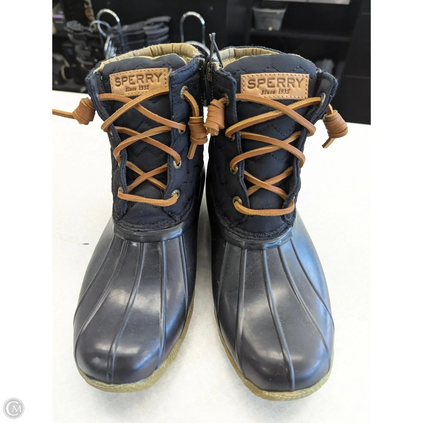 Boots Rain By Sperry In Navy, Size: 7