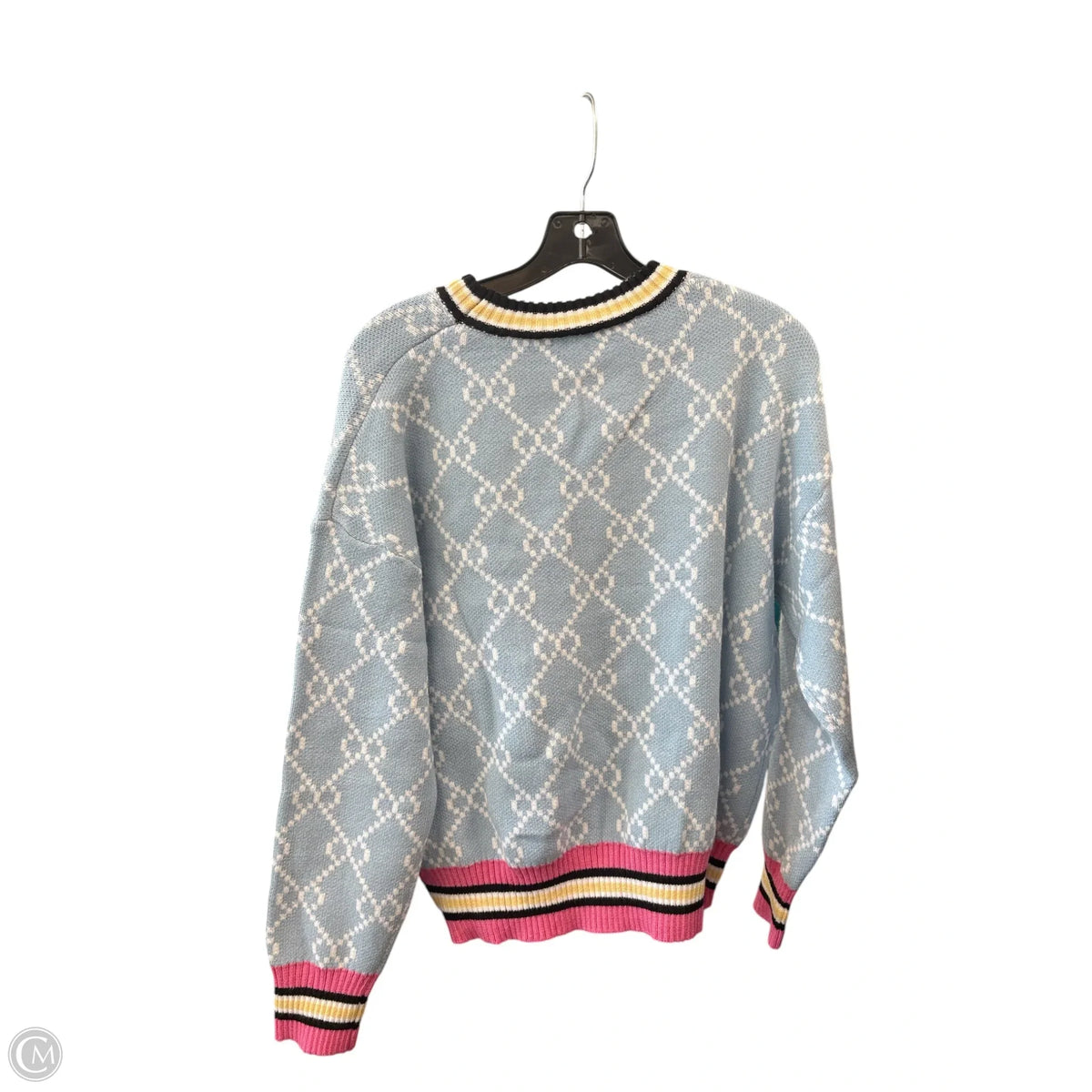 Sweater By Amazon Essentials In Blue & White, Size: L