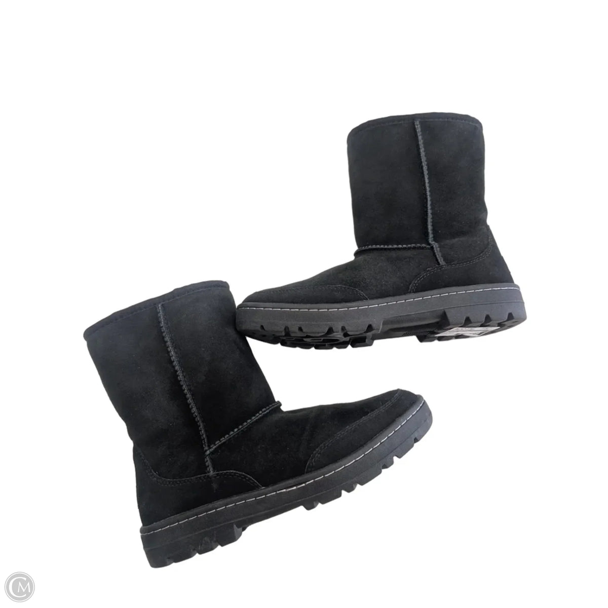 Boots Designer By Ugg In Black, Size: 8
