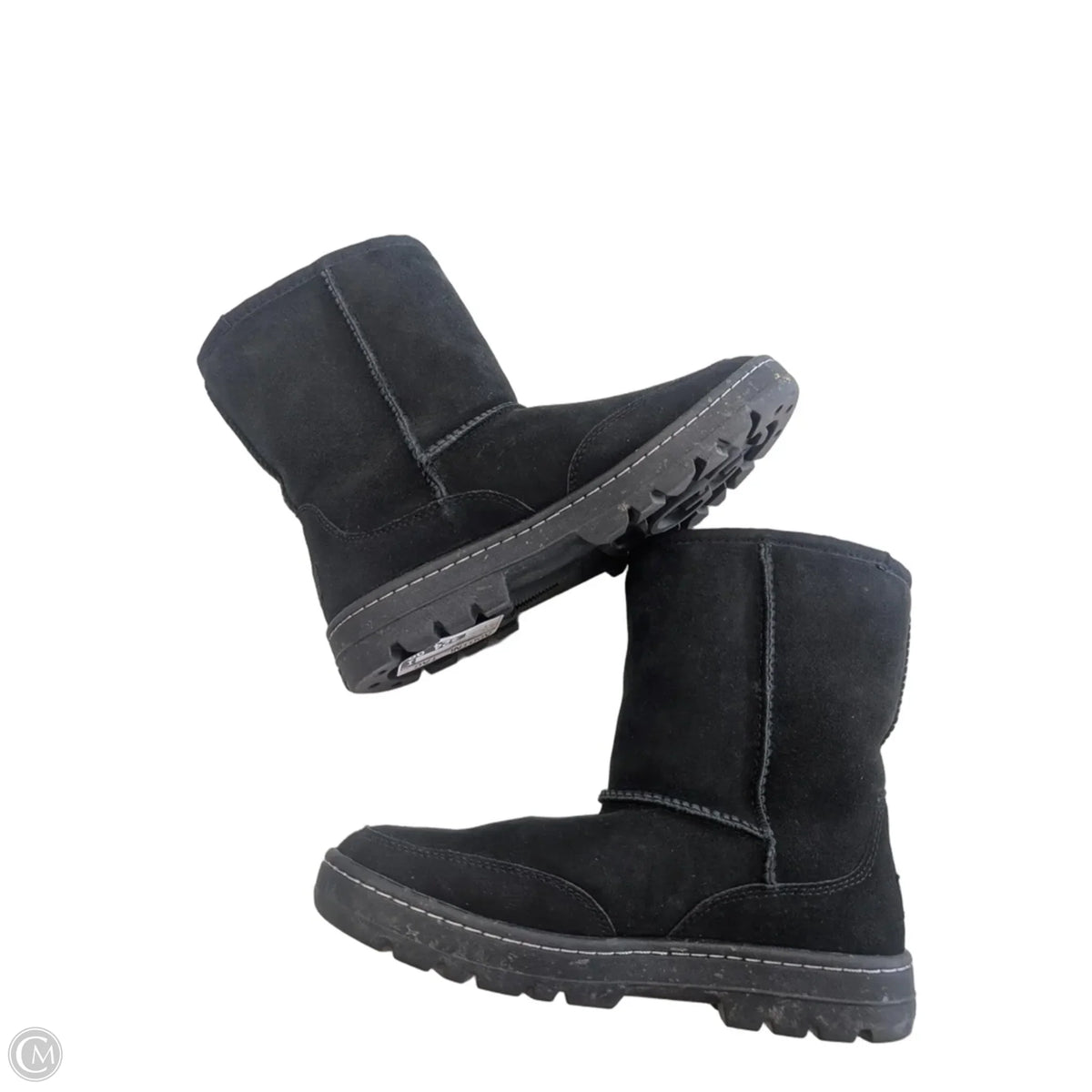 Boots Designer By Ugg In Black, Size: 8