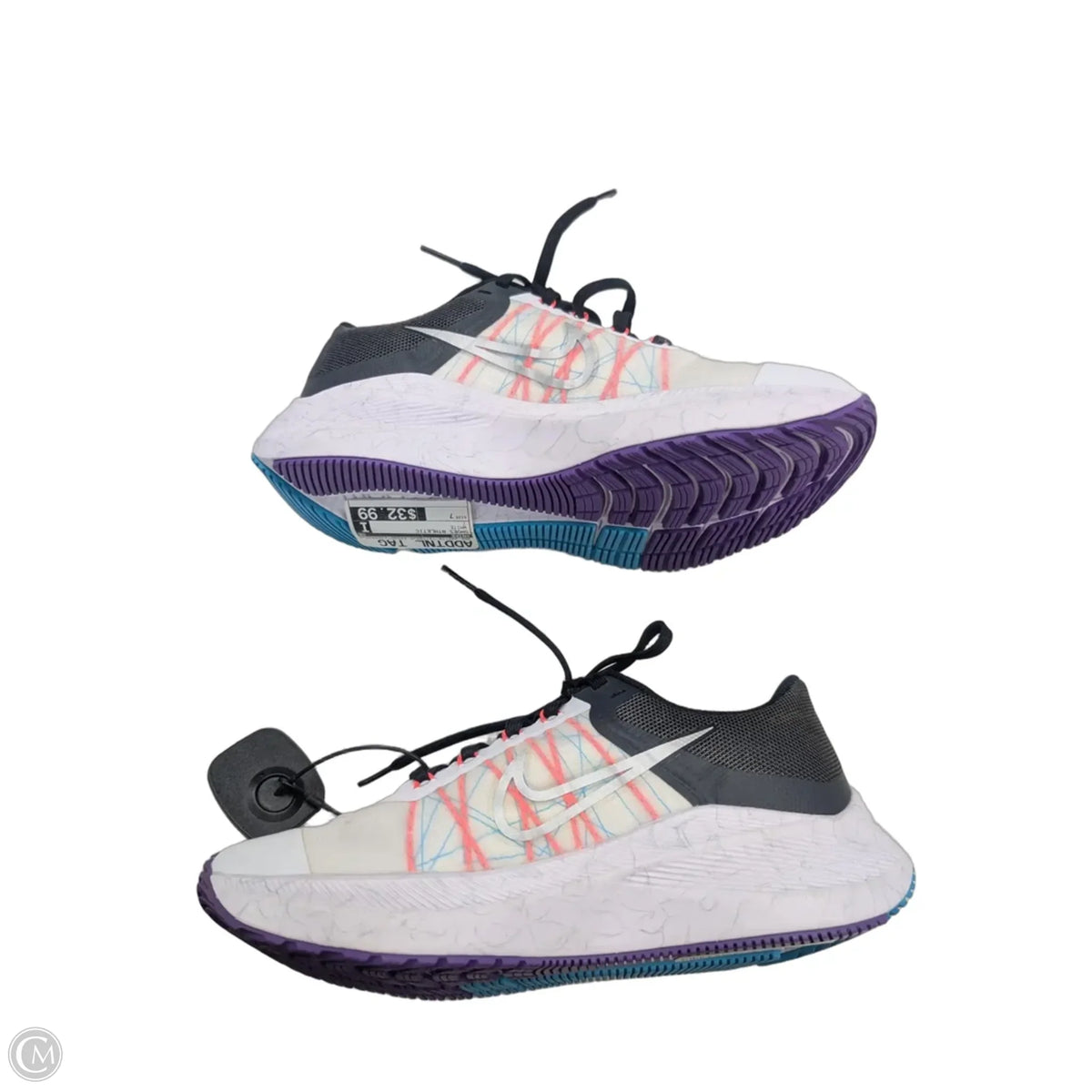 Shoes Athletic By Nike In White, Size: 7