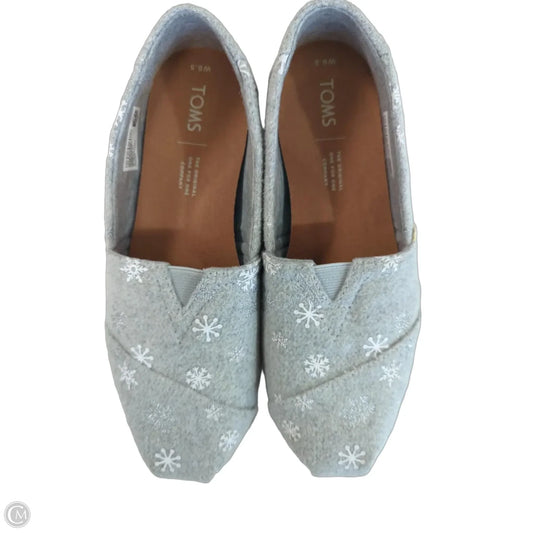 Shoes Flats By Toms In Grey, Size: 6.5