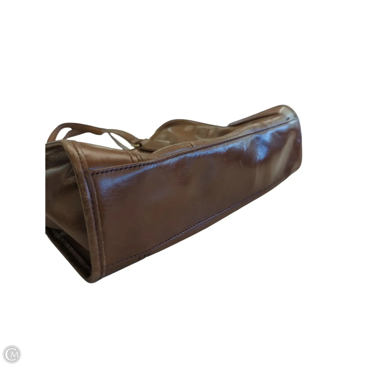 Handbag Leather By Hobo Intl, Size: Medium