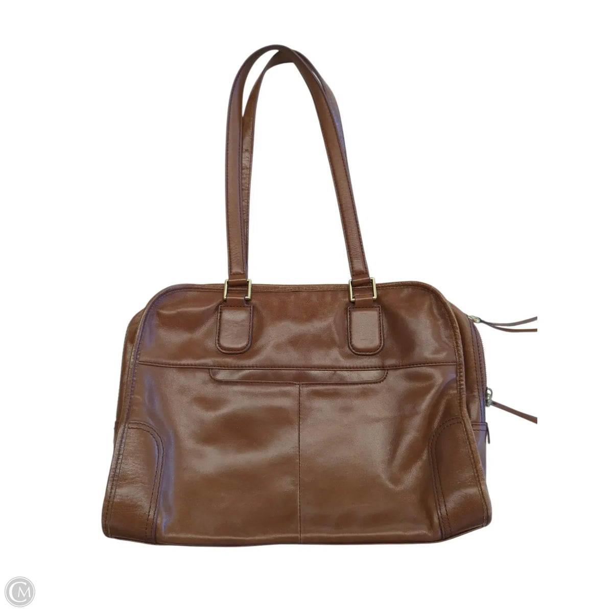 Handbag Leather By Hobo Intl, Size: Medium