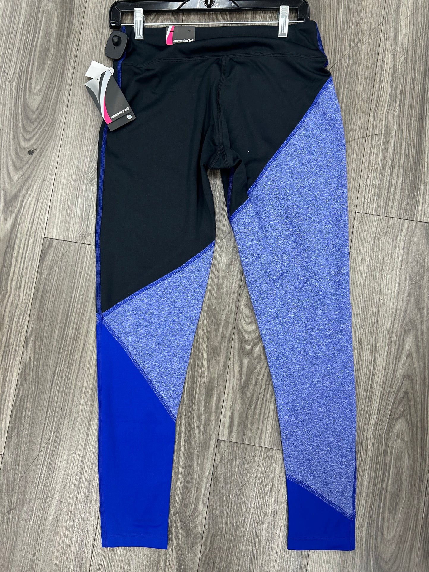 Athletic Pants By Marika Tek In Blue Black, Size: M