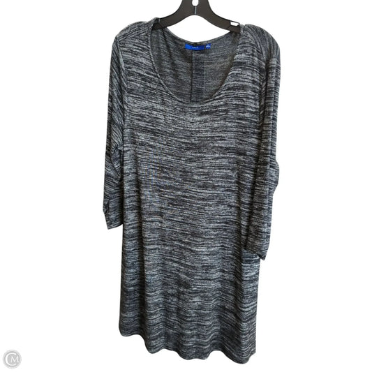 Dress Sweater By Apt 9 In Black White, Size: Xl