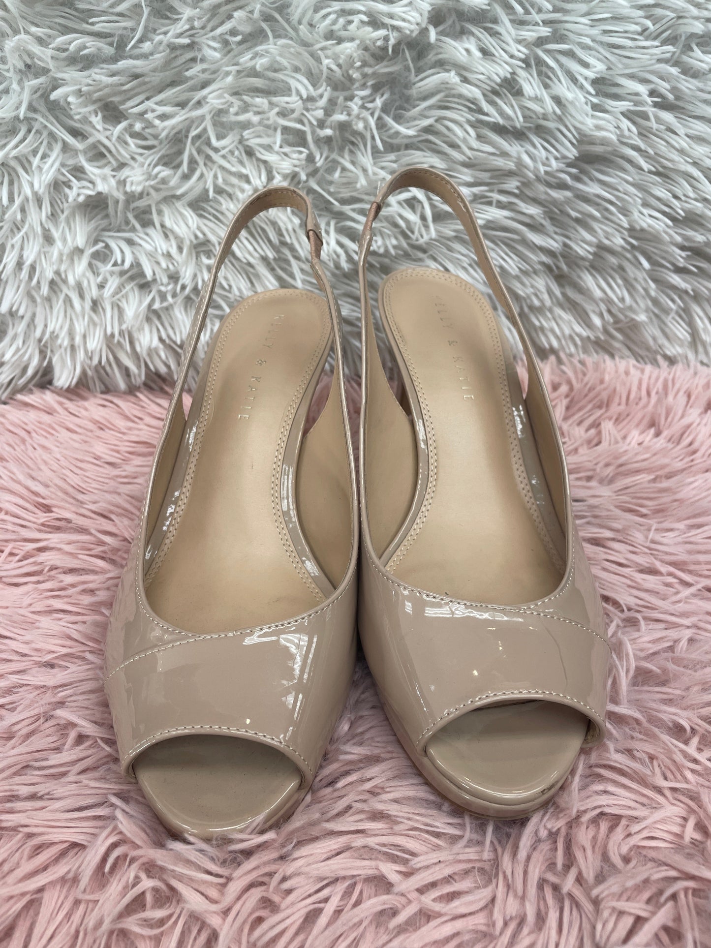 Nude Shoes Heels Stiletto Kelly And Katie, Size 10