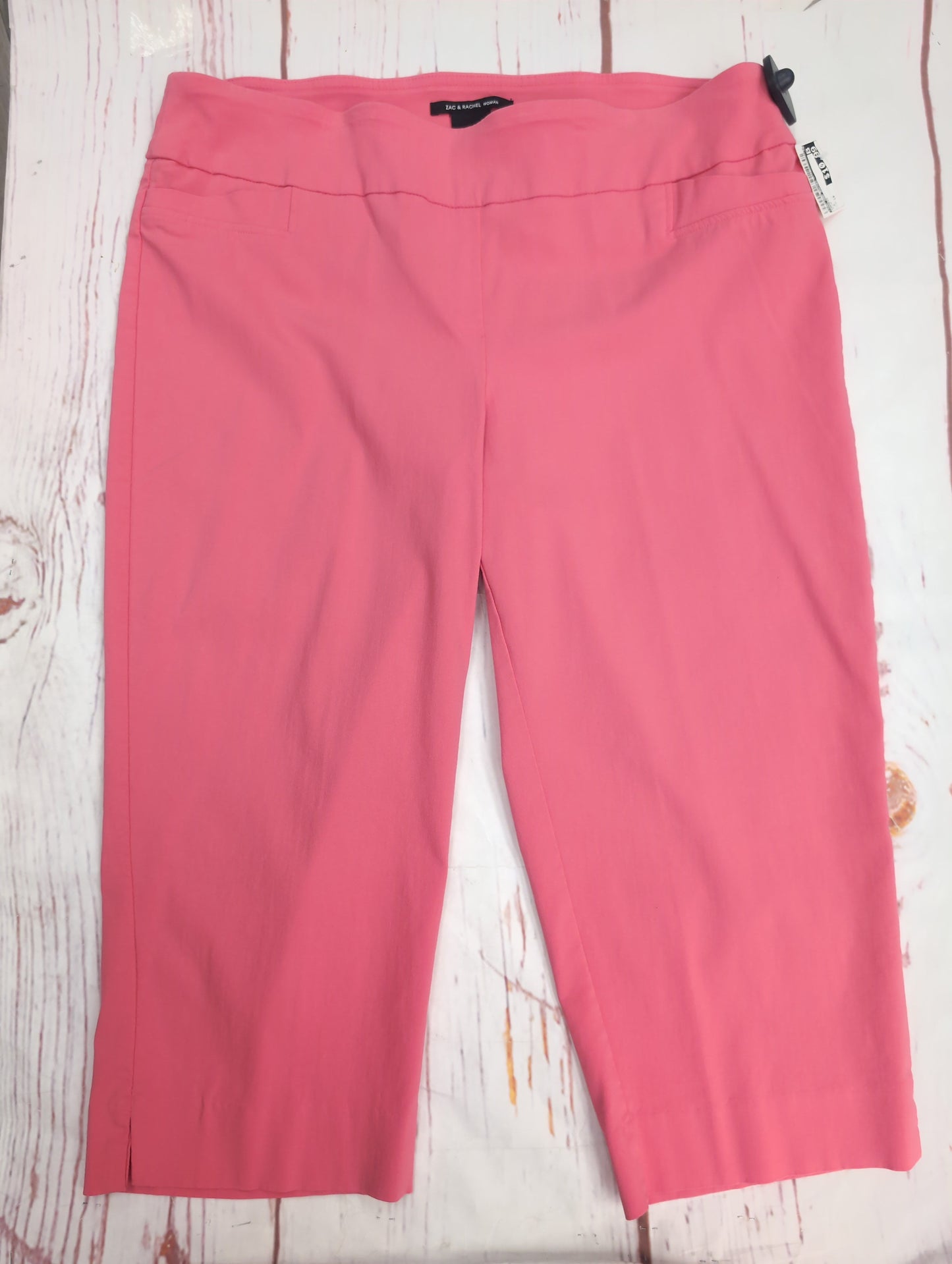 Capris By Zac And Rachel In Pink, Size: 18