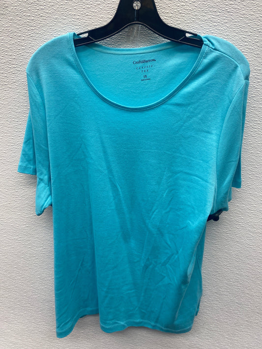 Top Short Sleeve Basic By Croft And Barrow  Size: 1x