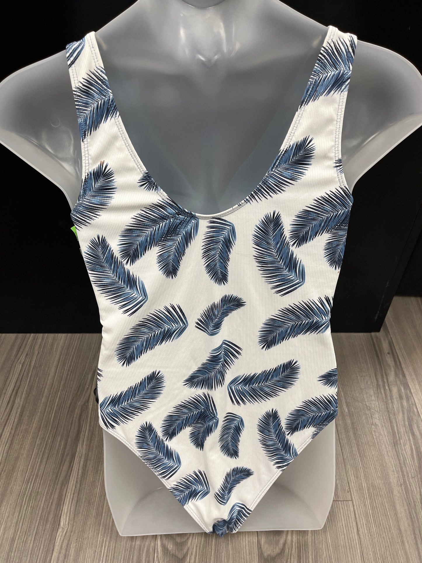 White Blue Swimsuit Shein, Size 2x
