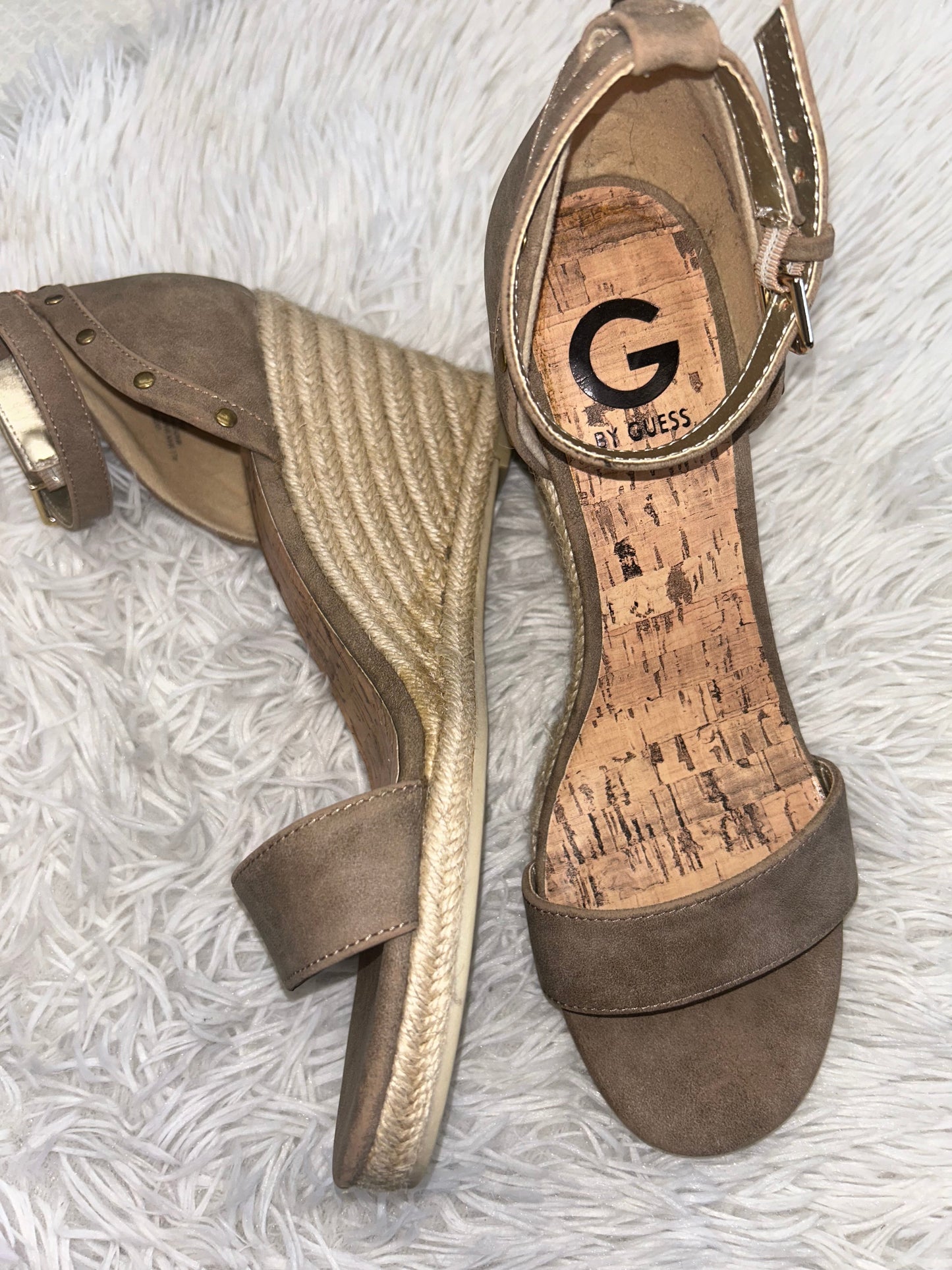 Sandals Heels Wedge By G By Guess  Size: 8.5