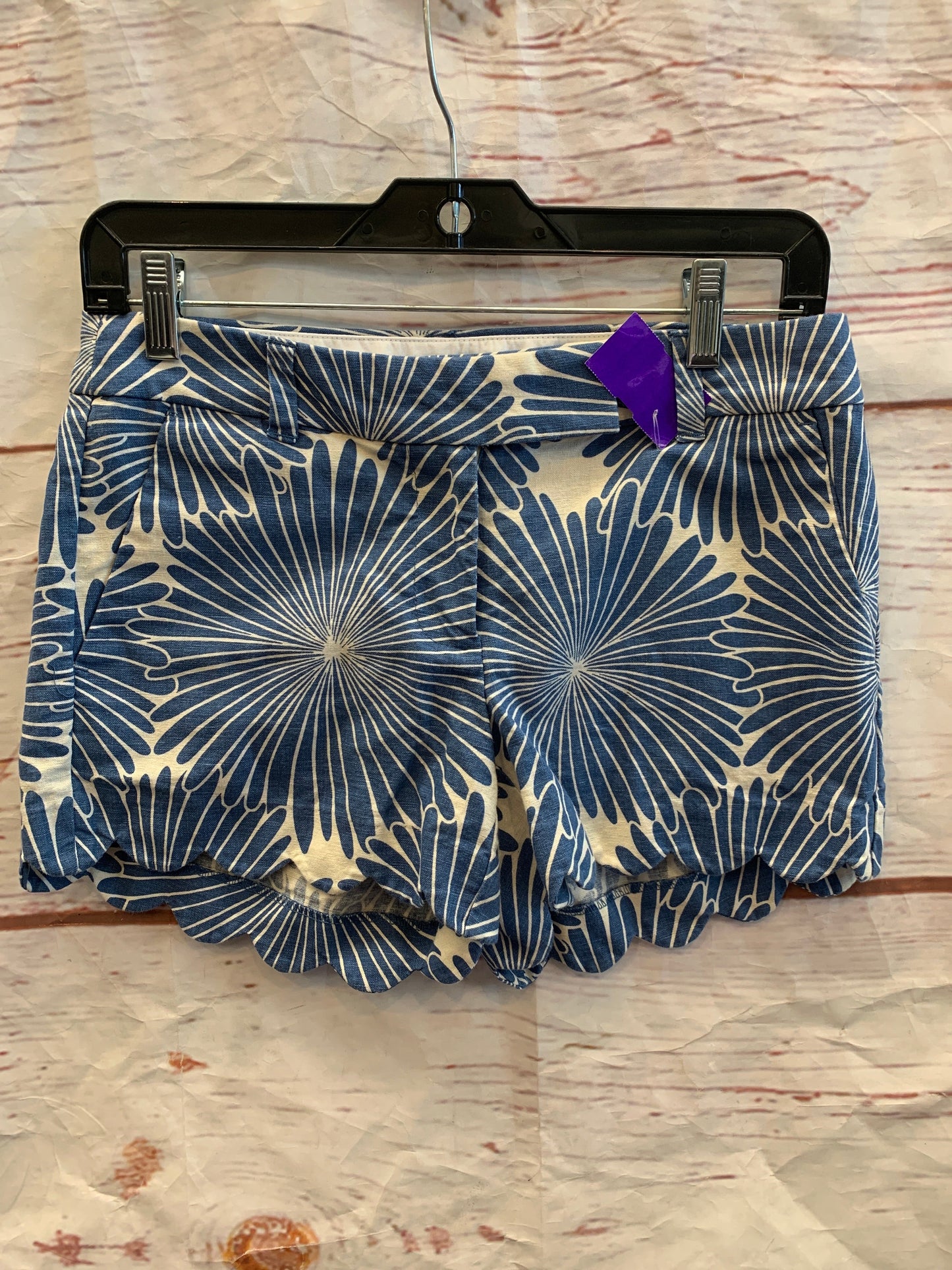 Blue White Shorts J Crew O, Size 0