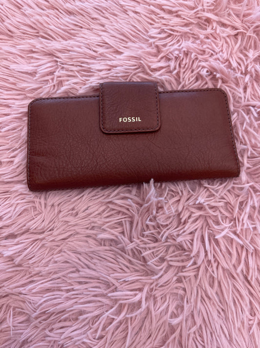 Wallet Leather By Fossil  Size: Medium