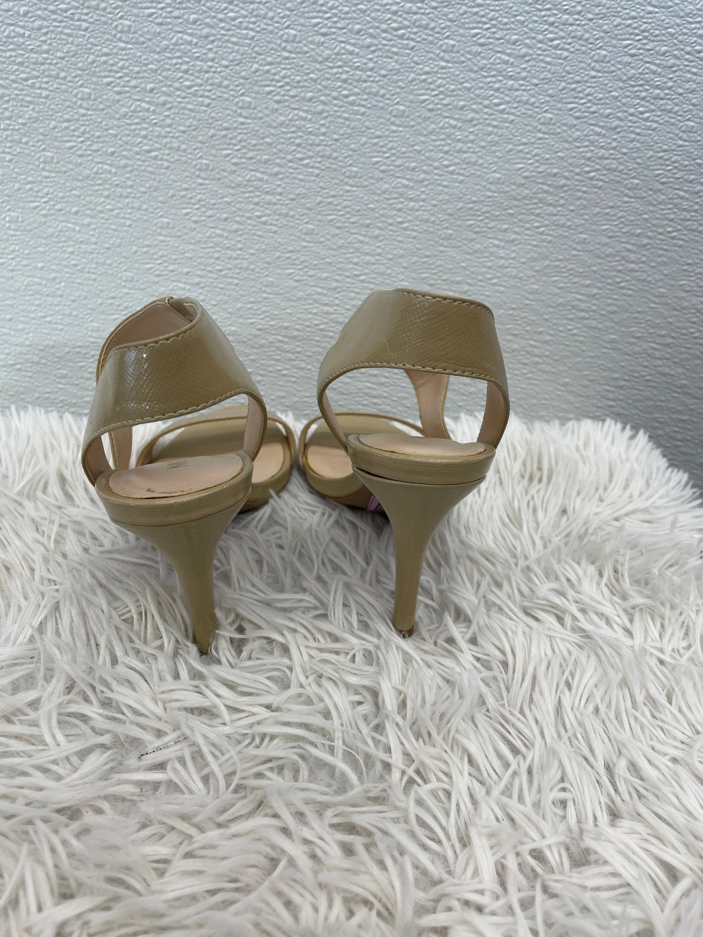 Nude Shoes Heels Stiletto Nine West, Size 6