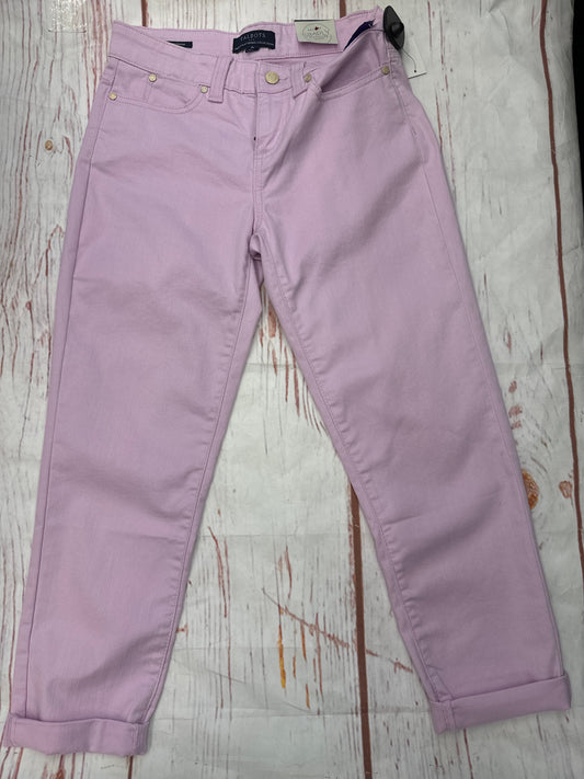 Jeans Relaxed/boyfriend By Talbots O In Purple, Size: 2petite