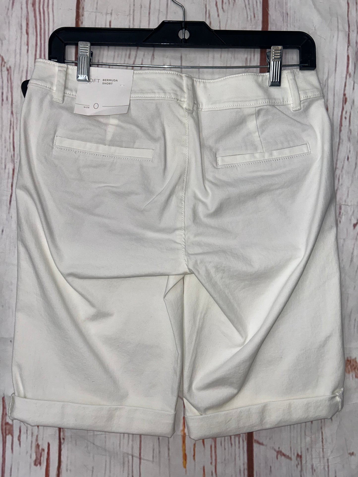 White Shorts Loft, Size 0