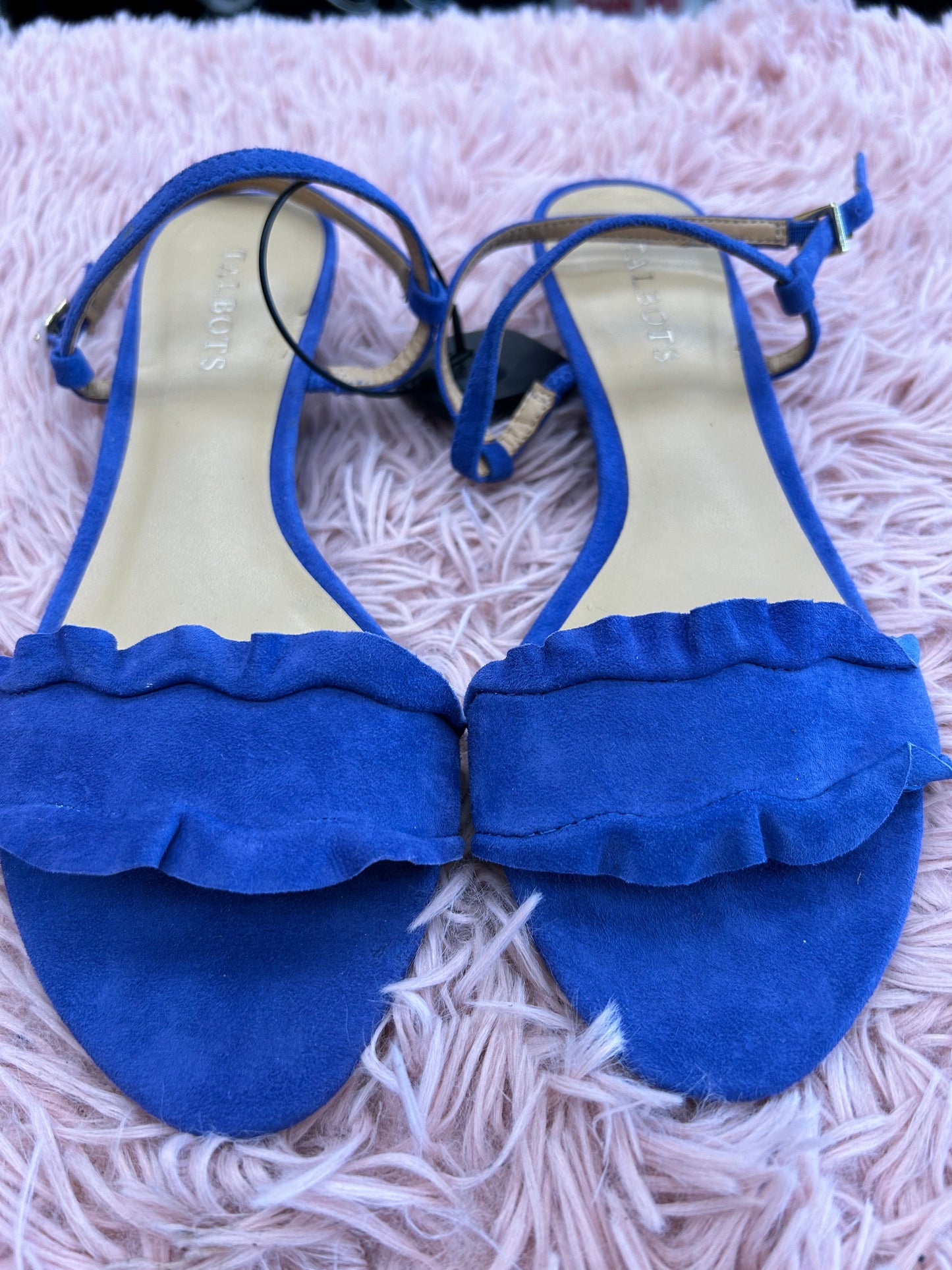 Sandals Flats By Talbots In Blue, Size: 8