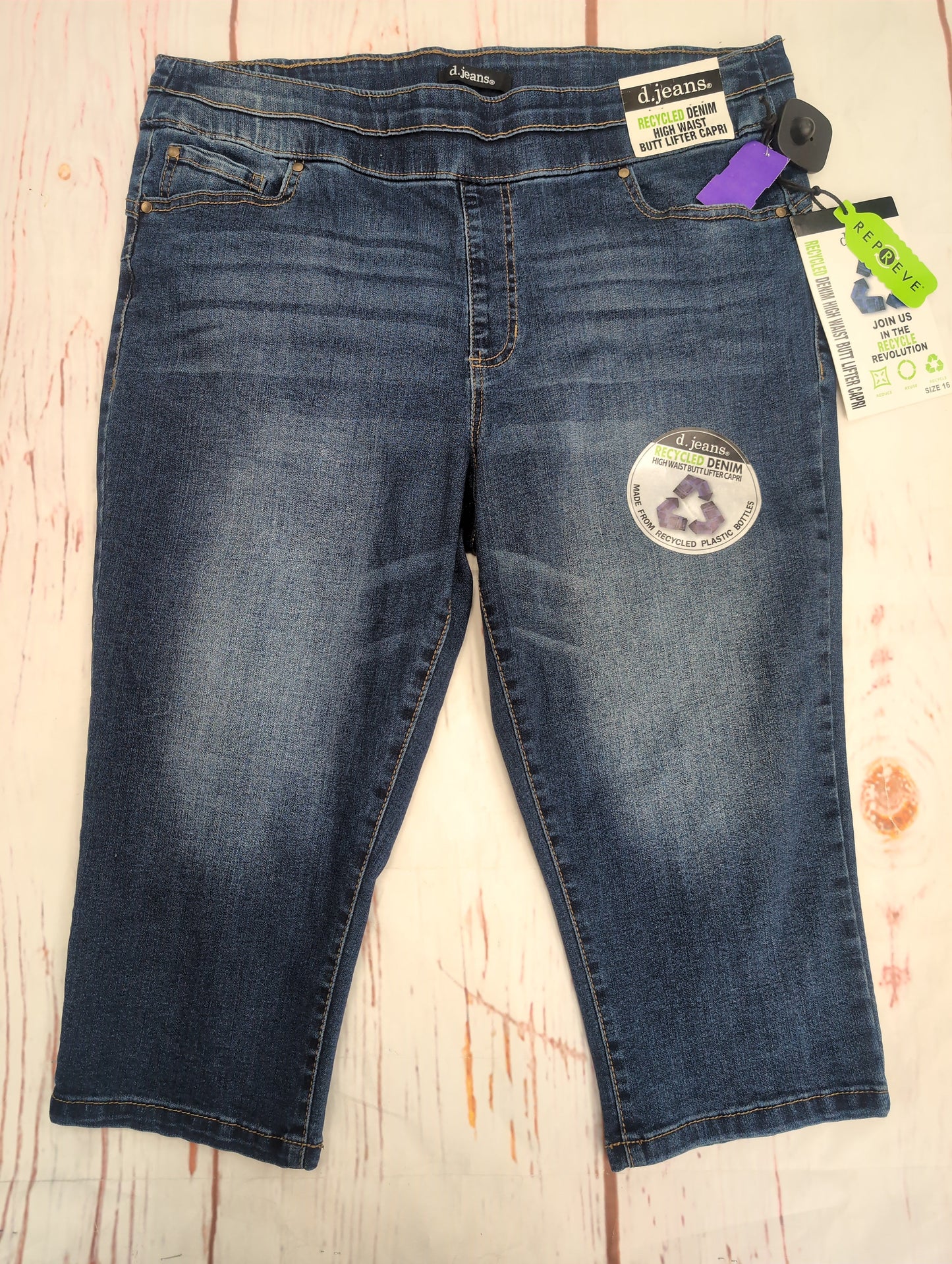 Capris By D Jeans In Denim, Size: 16