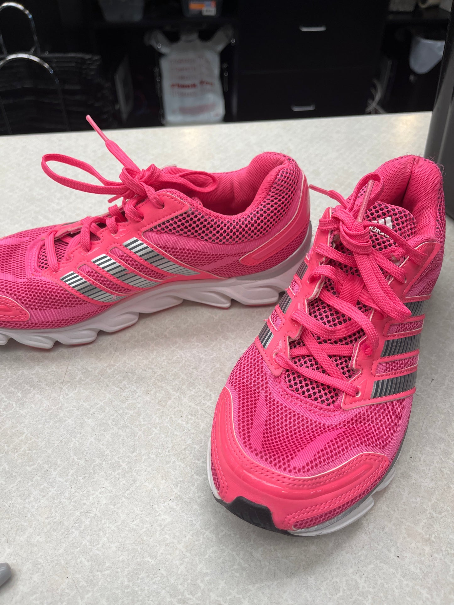 Shoes Athletic By Adidas In Pink, Size: 8