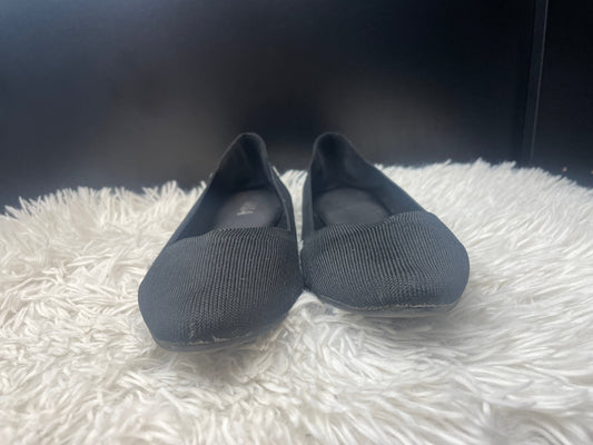 Black Shoes Flats Ballet Mia, Size 7.5