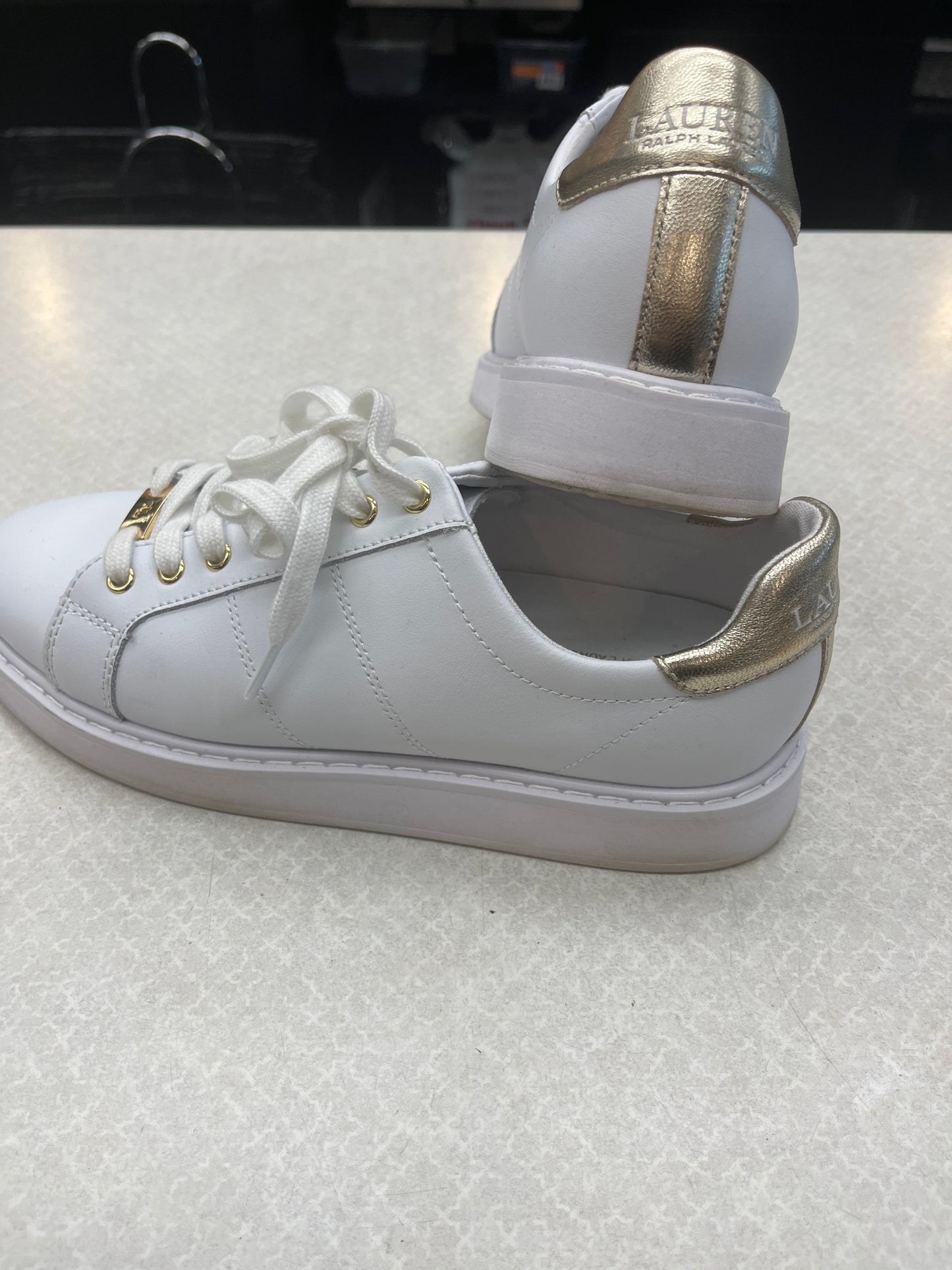 Shoes Sneakers By Lauren By Ralph Lauren In White, Size: 10