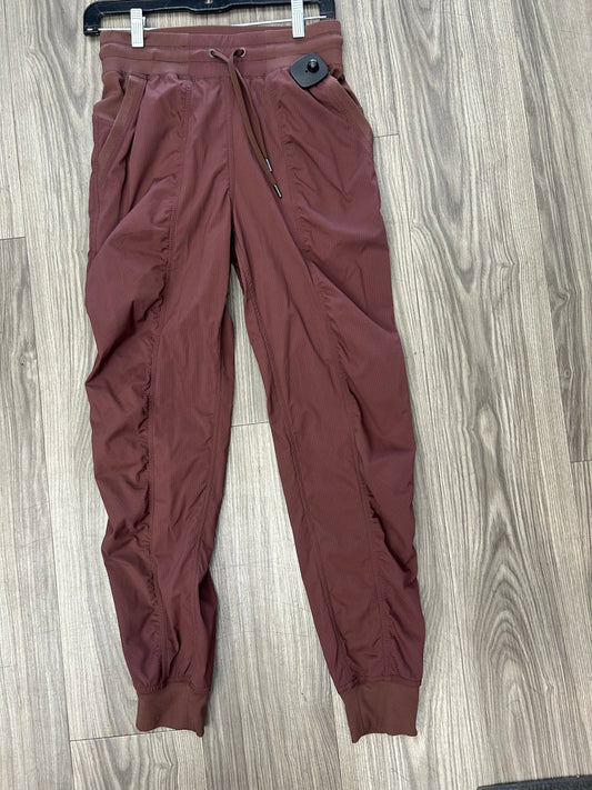 Athletic Pants By Clothes Mentor In Brown, Size: Xs