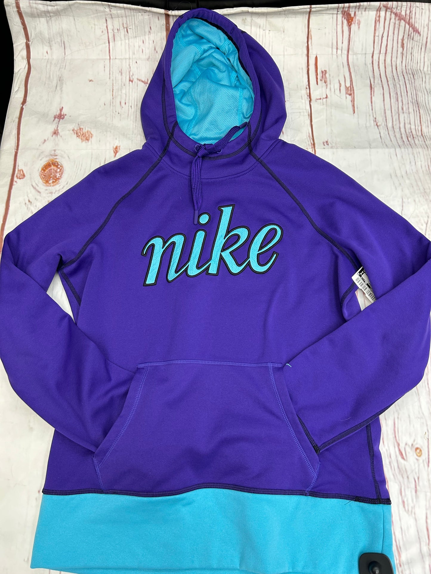 Sweatshirt Hoodie By Nike Apparel In Purple, Size: M