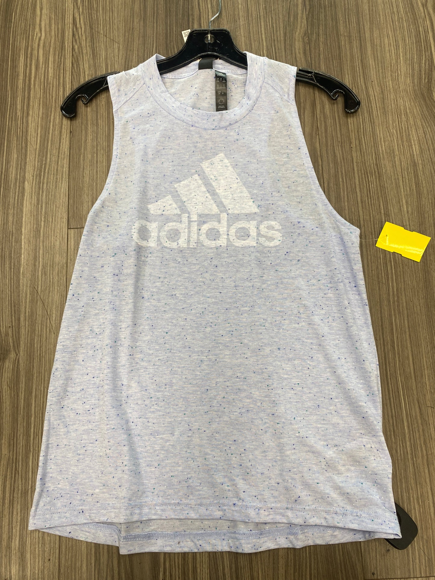 Athletic Tank Top By Adidas In Blue, Size: S