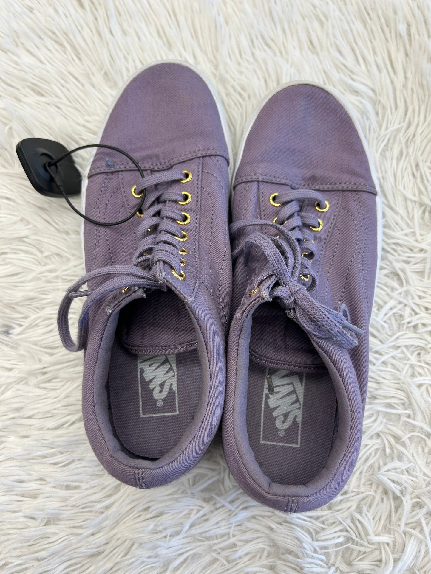 Shoes Sneakers By Vans In Purple, Size: 8.5