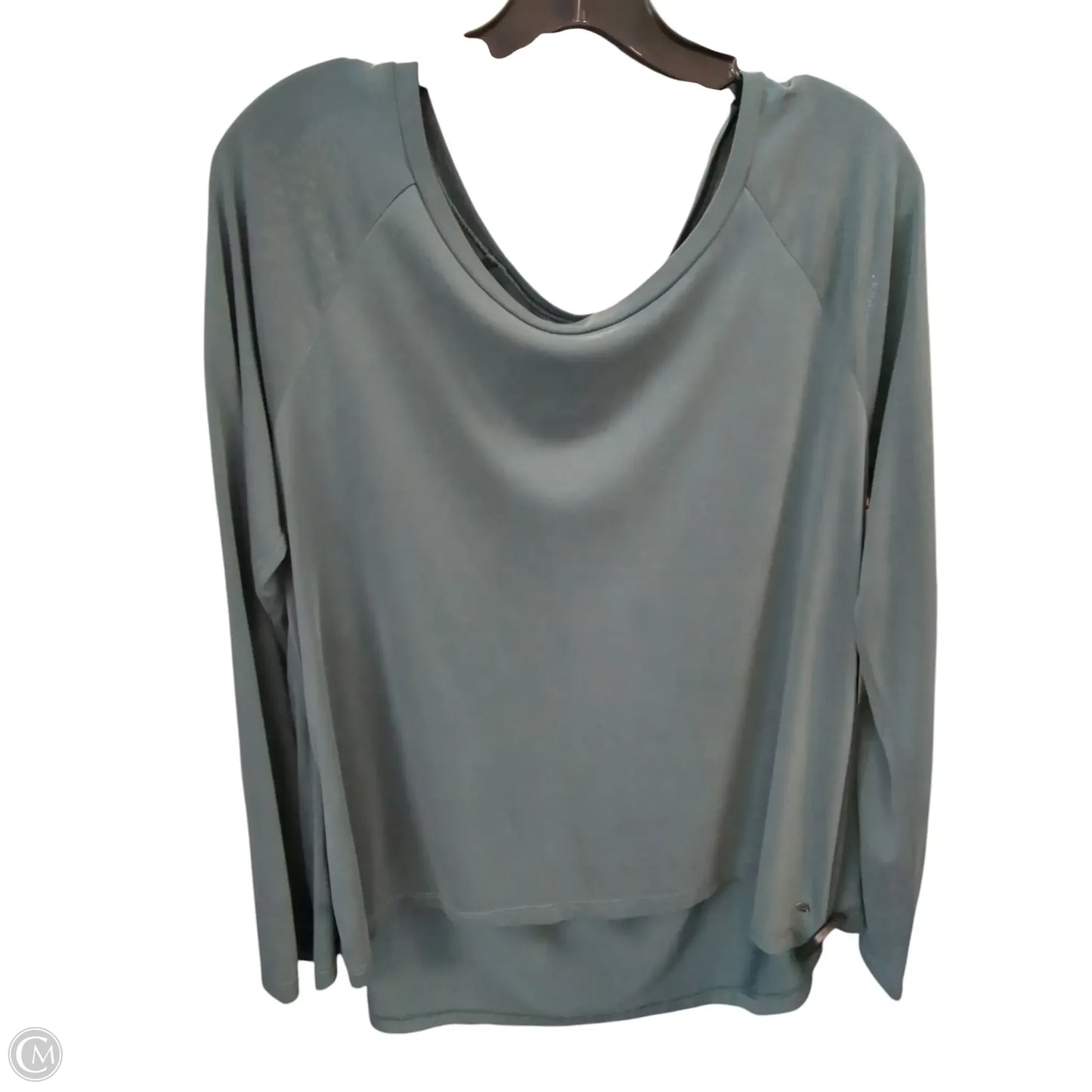 Top Long Sleeve By American Eagle In Green, Size: M