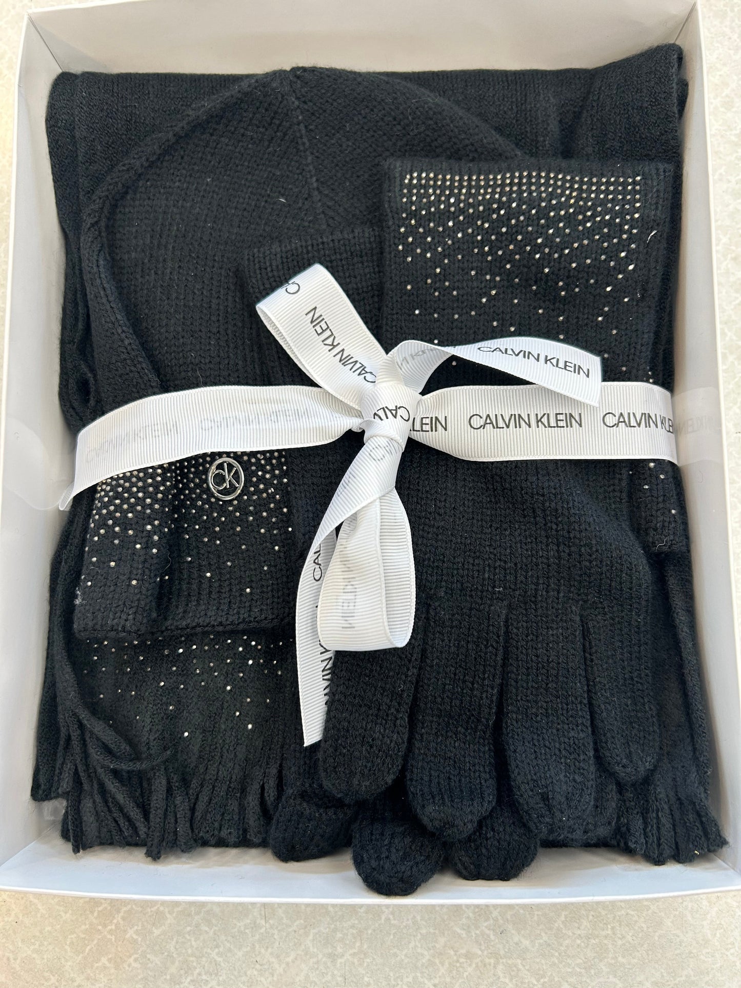 Scarf Winter By Calvin Klein In Black